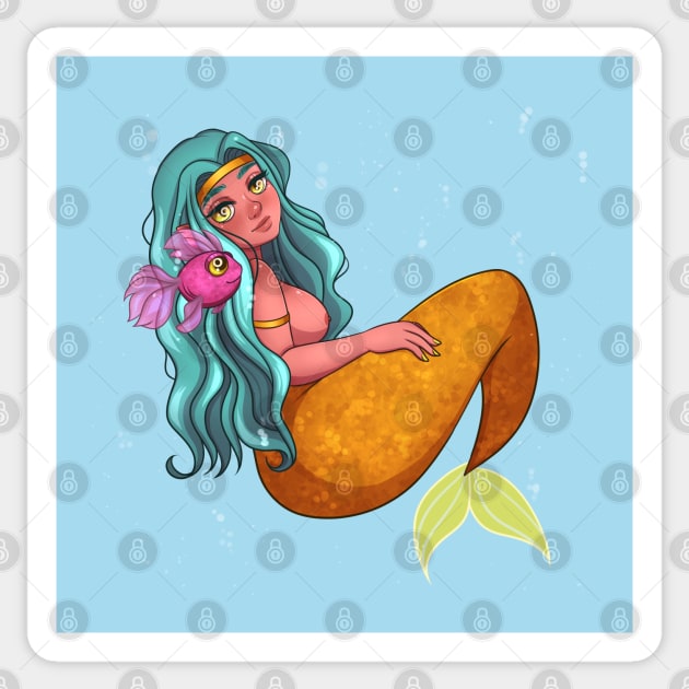 Mermaid Sticker by PeppermintKamz